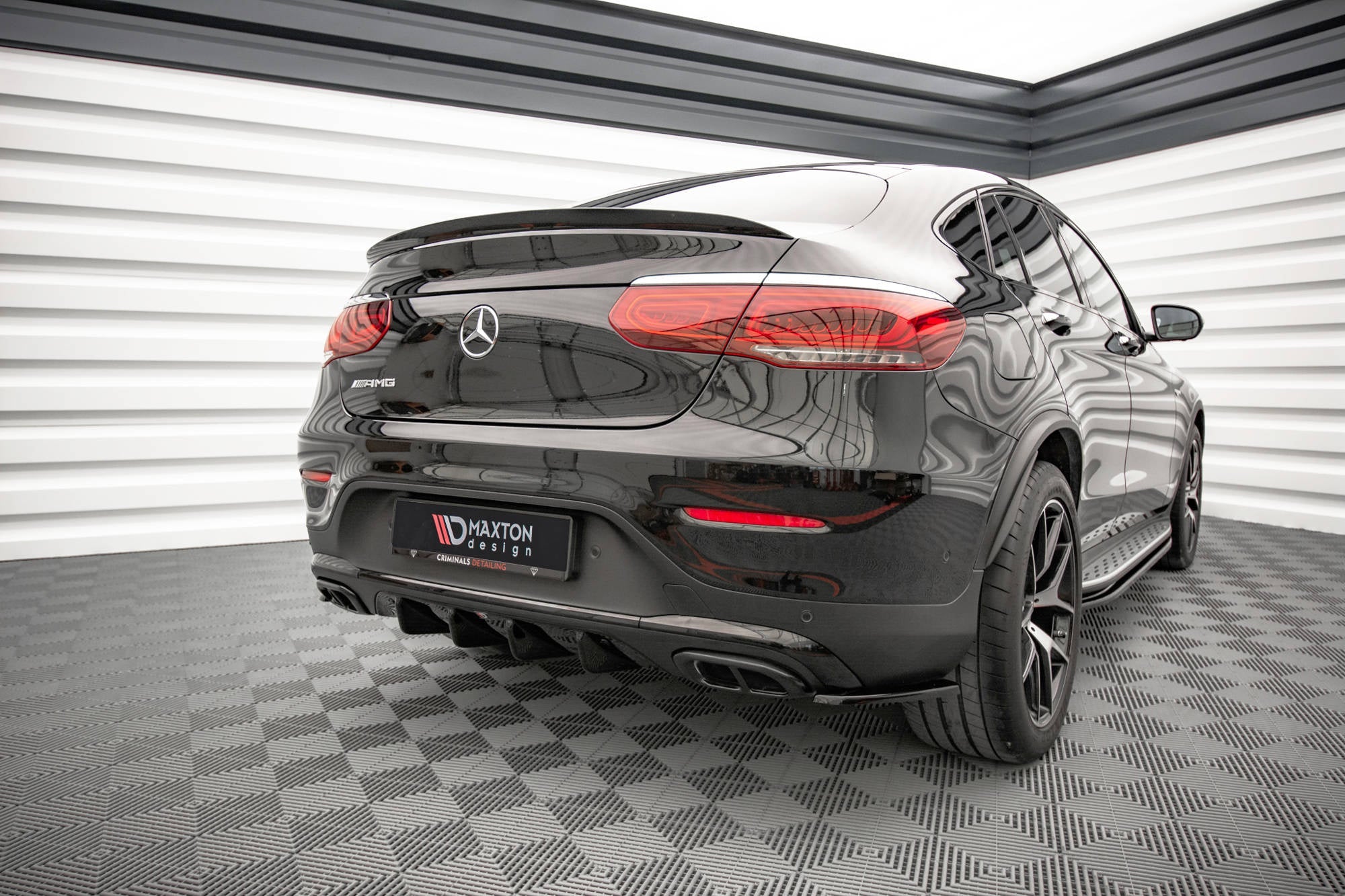Maxton Design Splitters laterales traseros para Mercedes-Benz GLC Coupe AMG-Line C253 Facelift - imagen 2