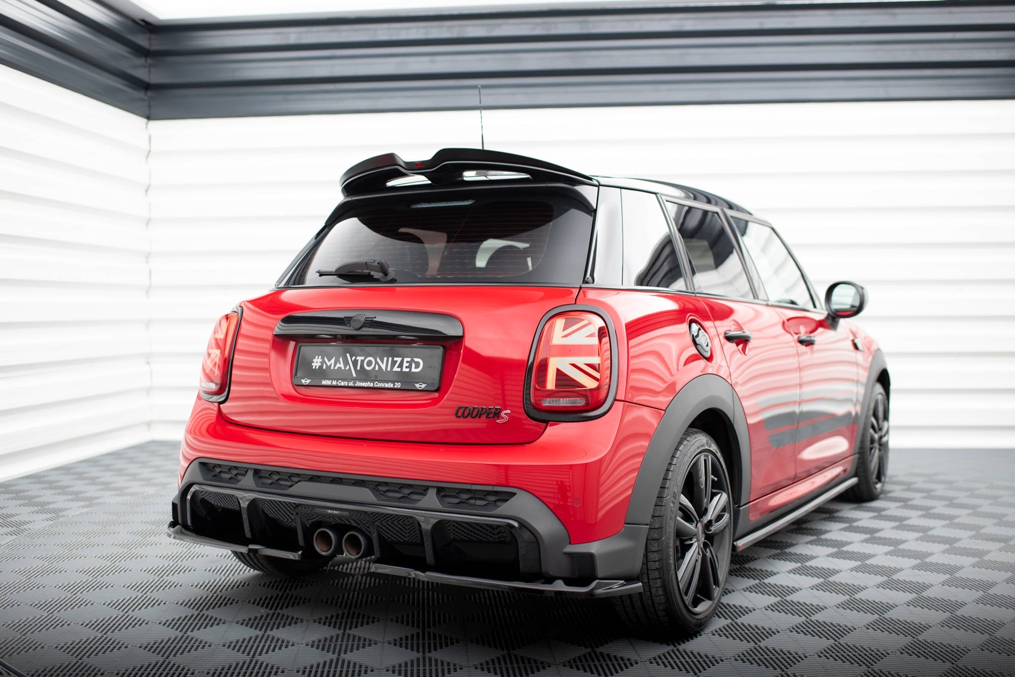 Maxton Design Splitters laterales traseros para Mini Cooper S John Cooper Works F55 Facelift - imagen 1