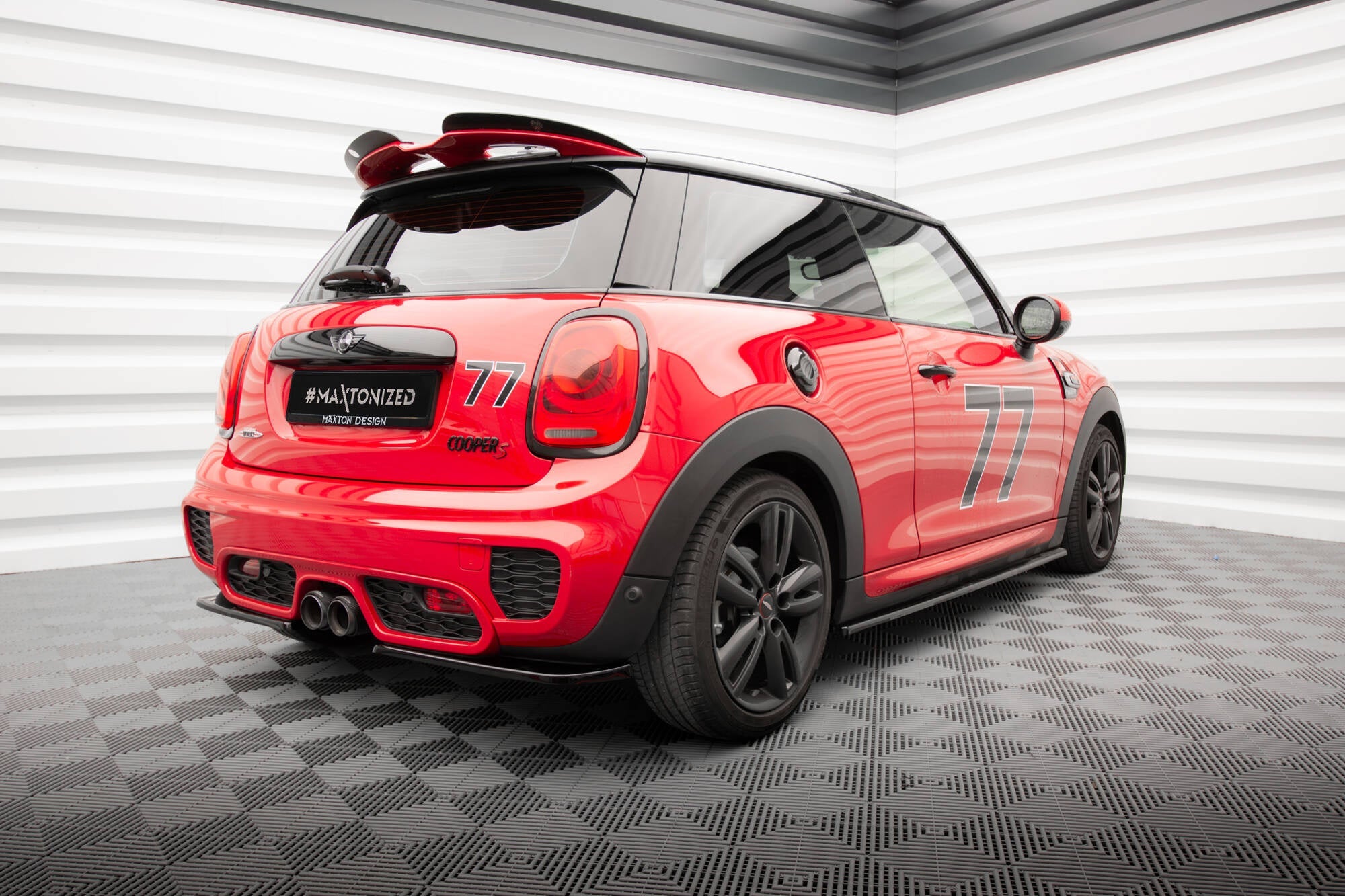 Maxton Design Splitters laterales traseros para Mini Cooper S John Copper Works F56 - imagen 3