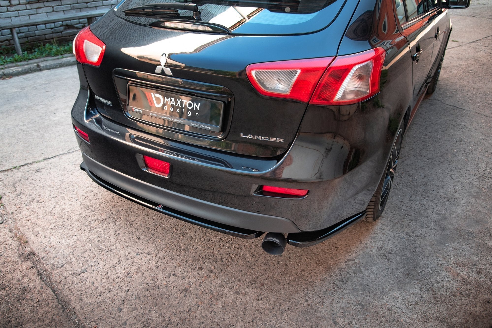 Maxton Design Splitters laterales traseros para Mitsubishi Lancer Sportback Mk8 - imagen 1