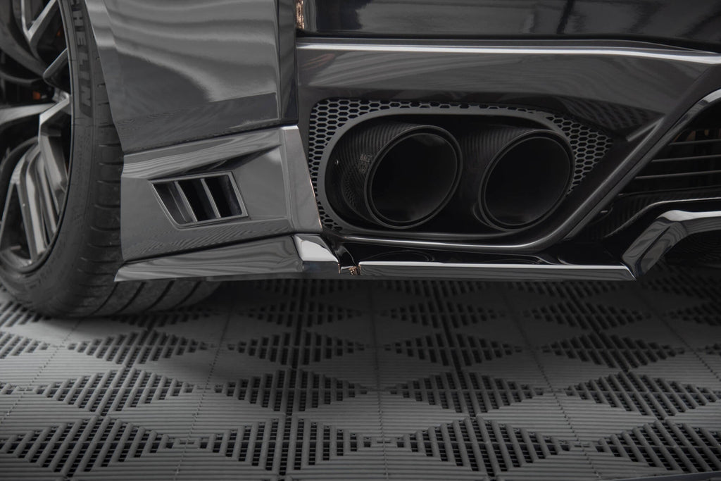 Maxton Design Splitters laterales traseros para Nissan GTR R35 Facelift - imagen 2