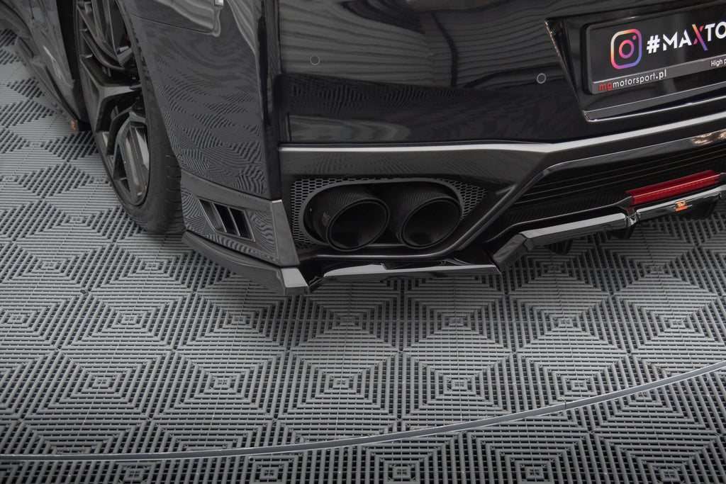 Maxton Design Splitters laterales traseros para Nissan GTR R35 Facelift - imagen 1