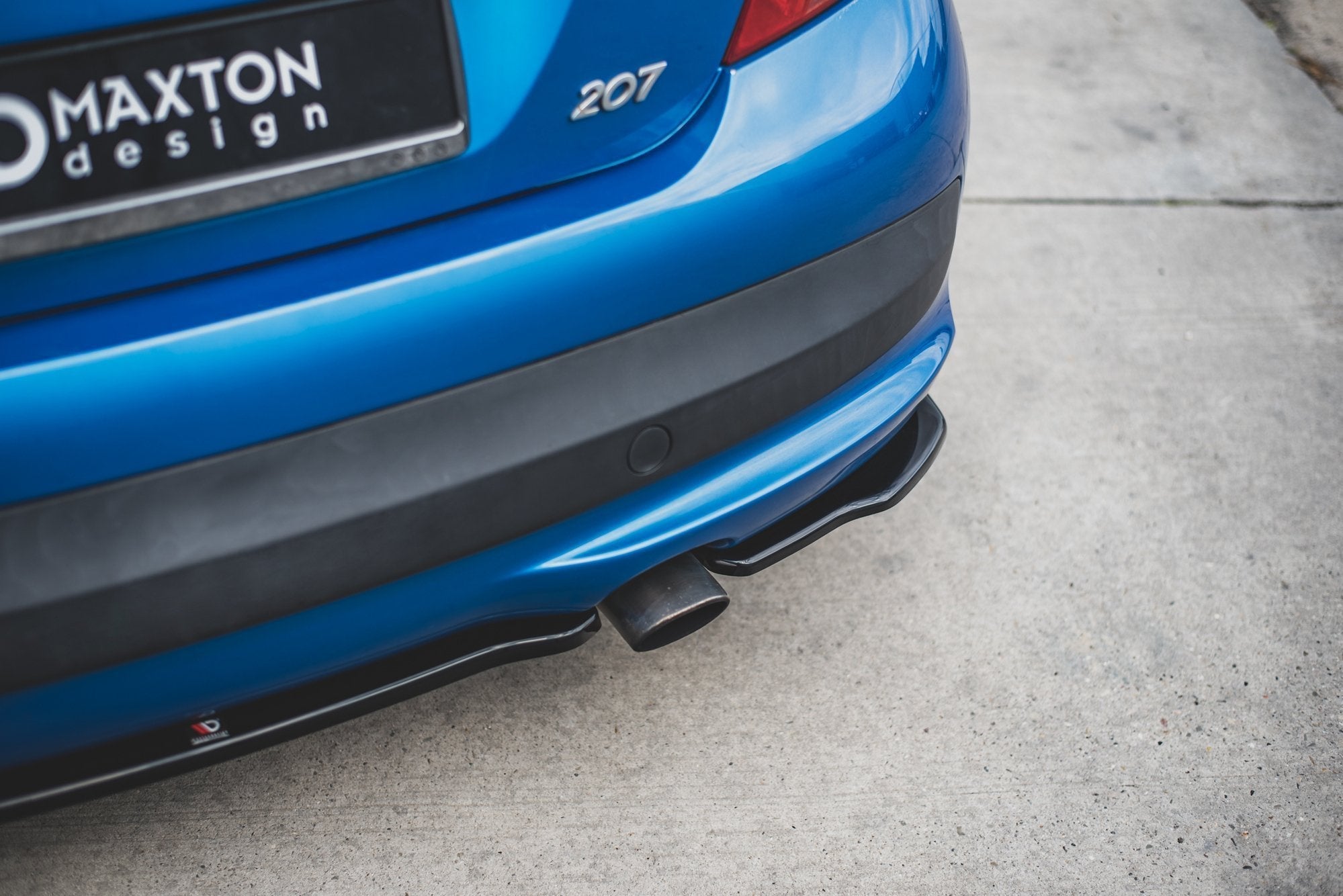 Maxton Design Splitters laterales traseros para Peugeot 207 Sport - imagen 3