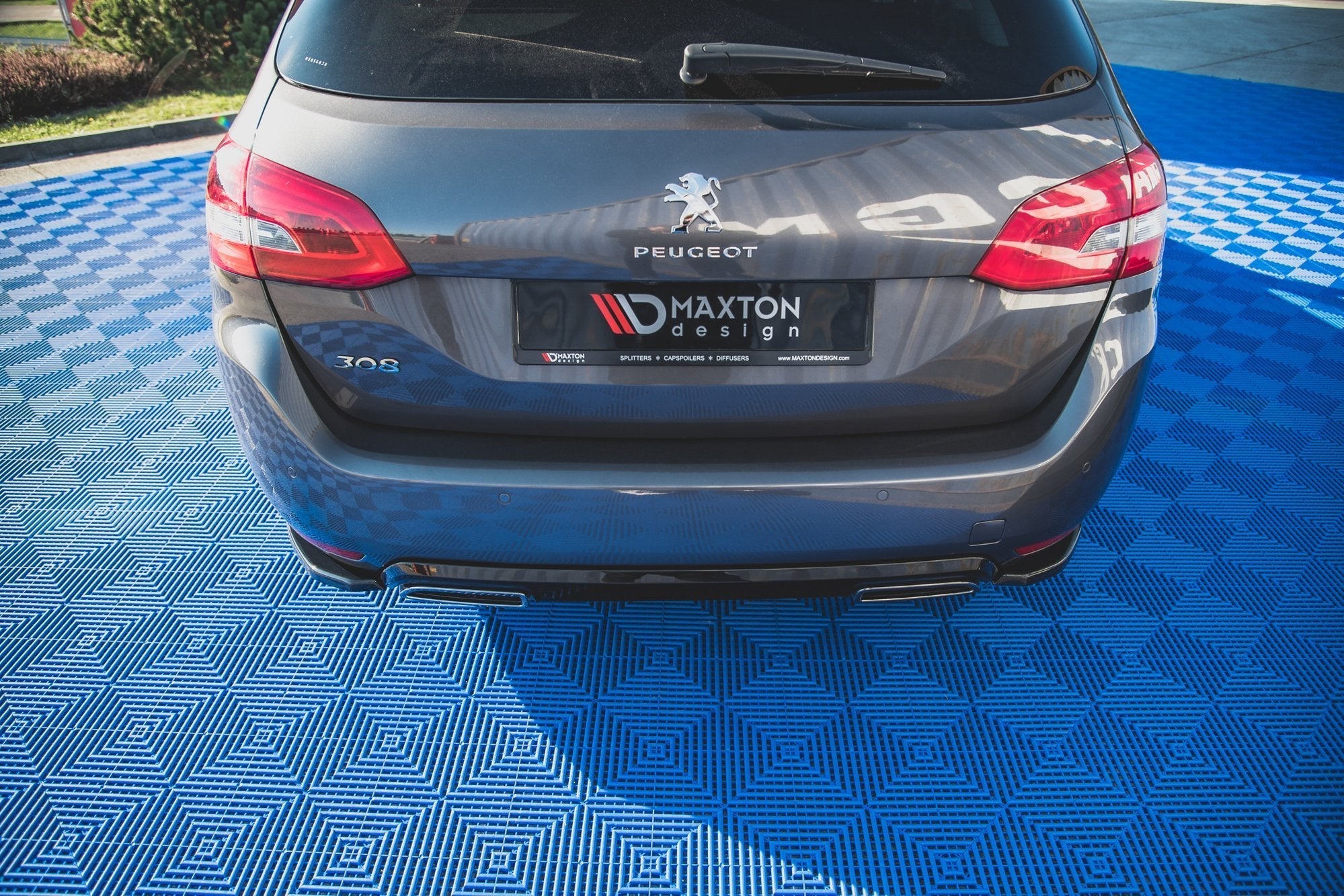 Maxton Design Splitters laterales traseros para Peugeot 308 SW Mk2 - imagen 2