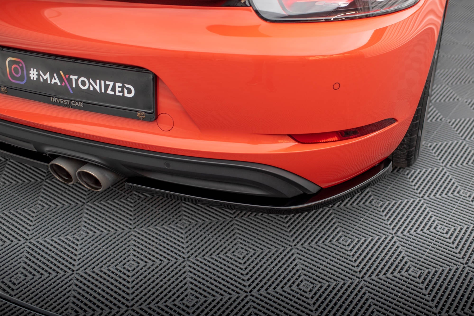 Maxton Design Splitters laterales traseros para Porsche 718 Cayman 982c - imagen 3