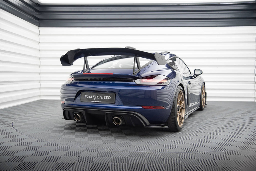 Maxton Design Splitters laterales traseros para Porsche 718 Cayman GT4 RS 982c - imagen 1