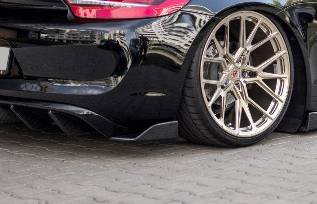 Maxton Design Splitters laterales traseros para Porsche Cayman Mk2 981C - imagen 1
