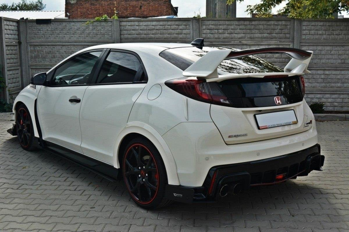 Maxton Design Racing Rear Side Splitters para Honda Civic Mk9 TYPE R - imagen 4