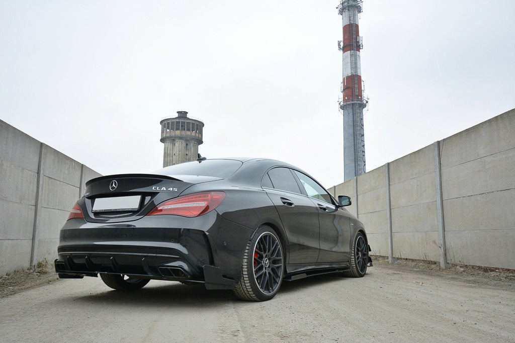 Maxton Design Racing Rear Side Splitters para Mercedes CLA A45 AMG C117 Facelift - imagen 3