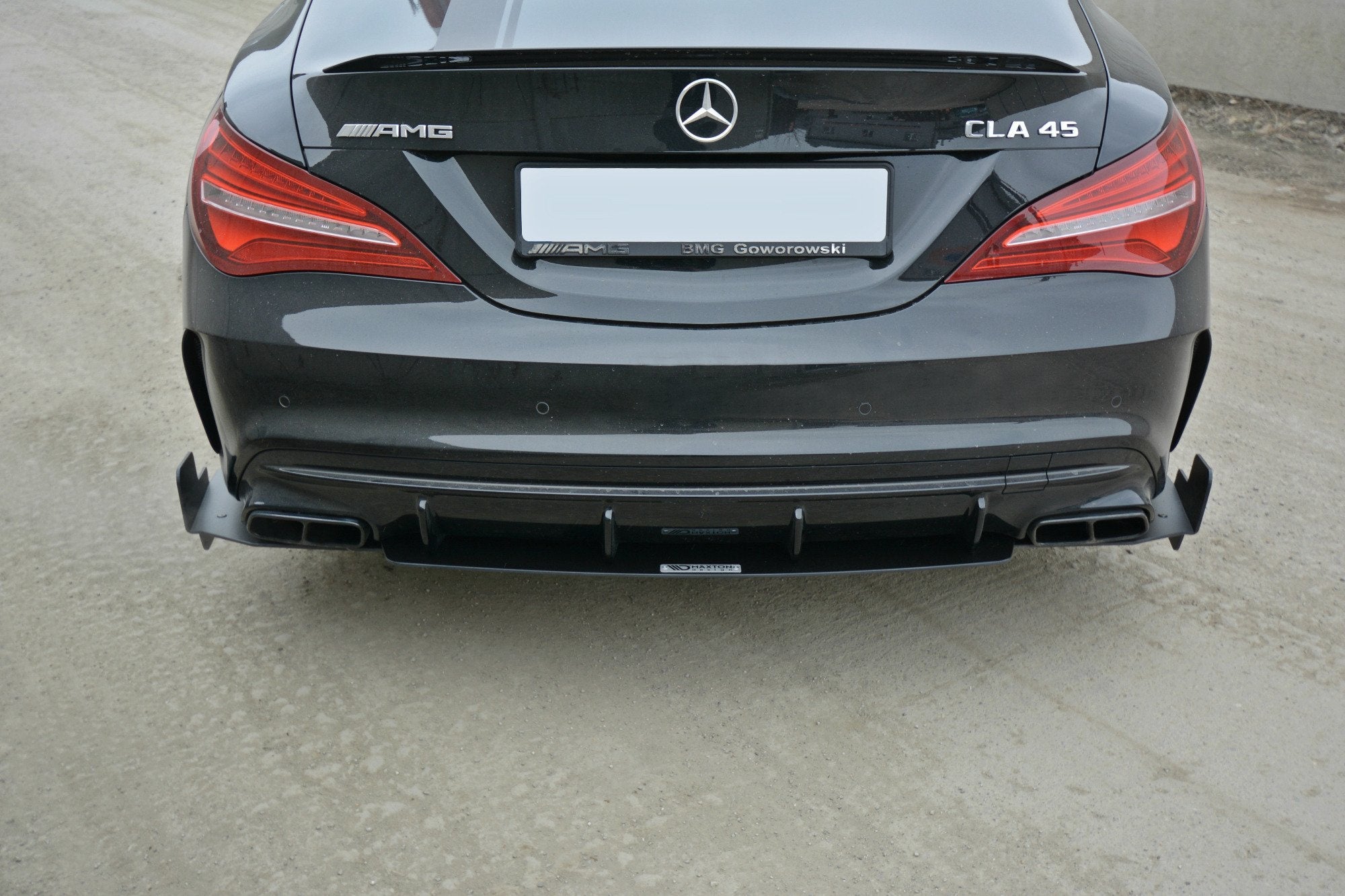 Maxton Design Racing Rear Side Splitters para Mercedes CLA A45 AMG C117 Facelift - imagen 2