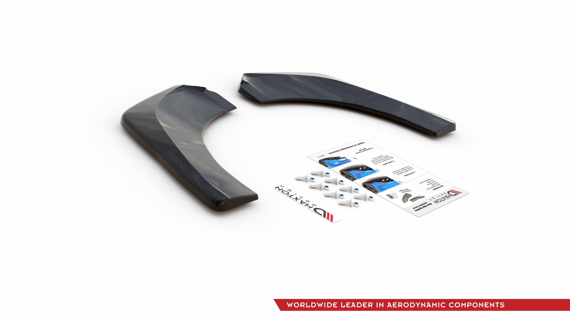 Maxton Design Splitters laterales traseros para Skoda Kodiaq Sportline Mk1 / Mk1 Facelift - imagen 5