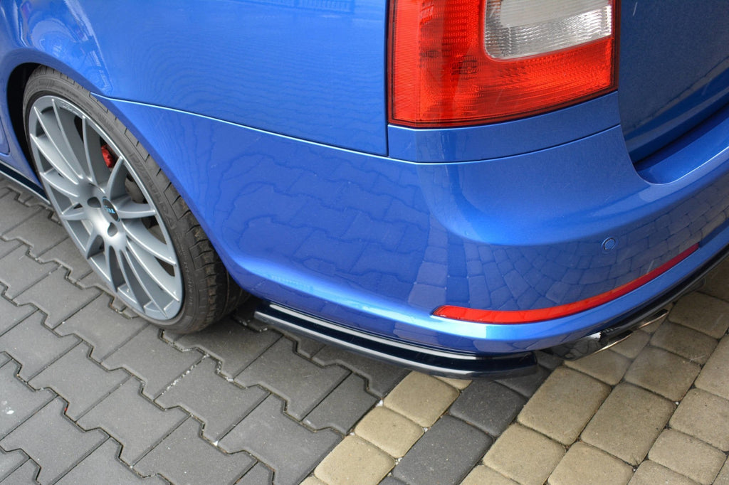 Maxton Design Splitters laterales traseros para Skoda Octavia RS Sedan / Combi Mk2 / Mk2 Facelift - imagen 1