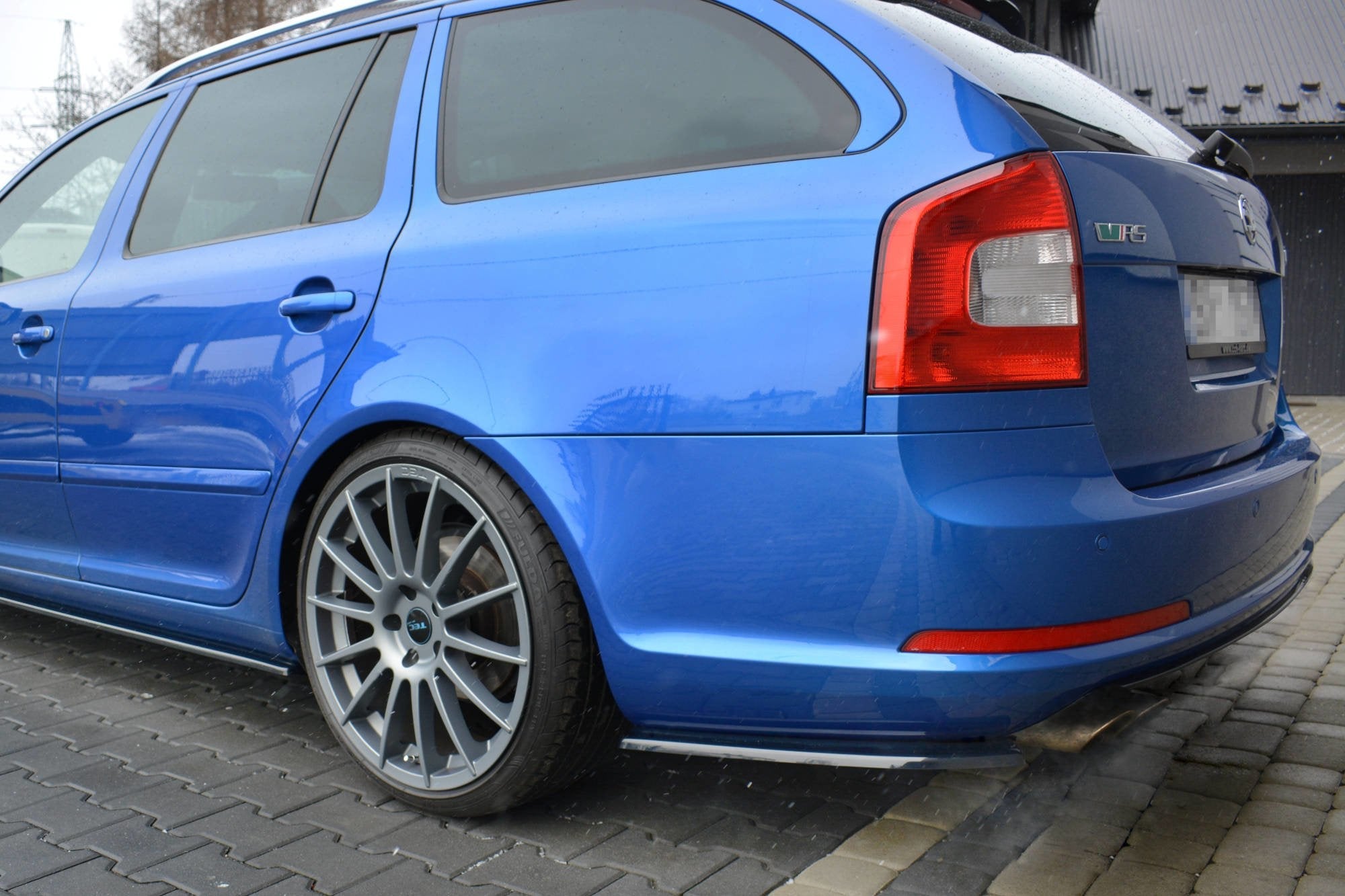 Maxton Design Splitters laterales traseros para Skoda Octavia RS Sedan / Combi Mk2 / Mk2 Facelift - imagen 3