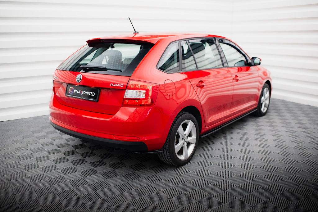Maxton Design Splitters laterales traseros para Skoda Rapid Spaceback - imagen 3