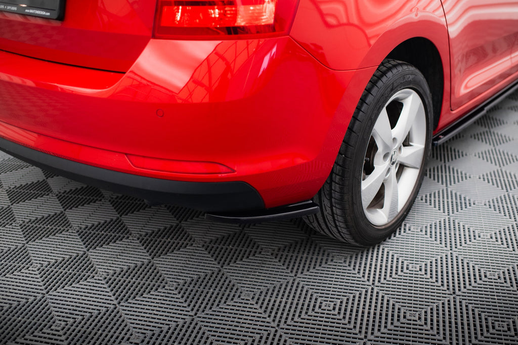 Maxton Design Splitters laterales traseros para Skoda Rapid Spaceback - imagen 1