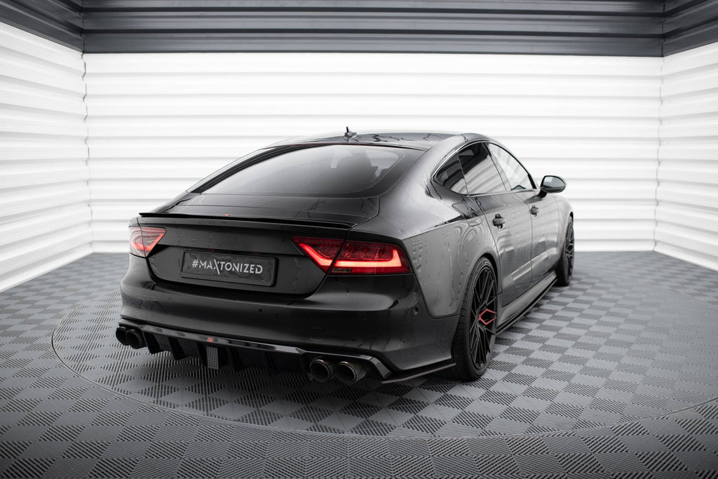 Maxton Design Street Pro Rear Side Splitters para Audi A7 S-Line C7 - imagen 2