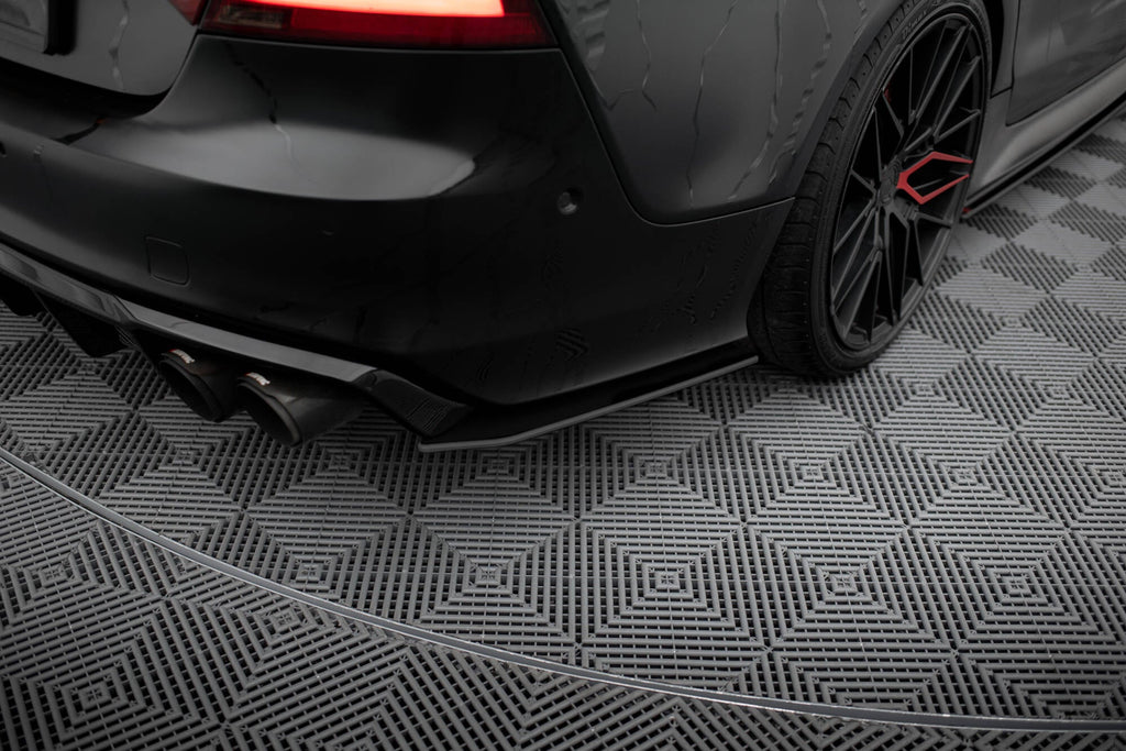 Maxton Design Street Pro Rear Side Splitters para Audi A7 S-Line C7 - imagen 1