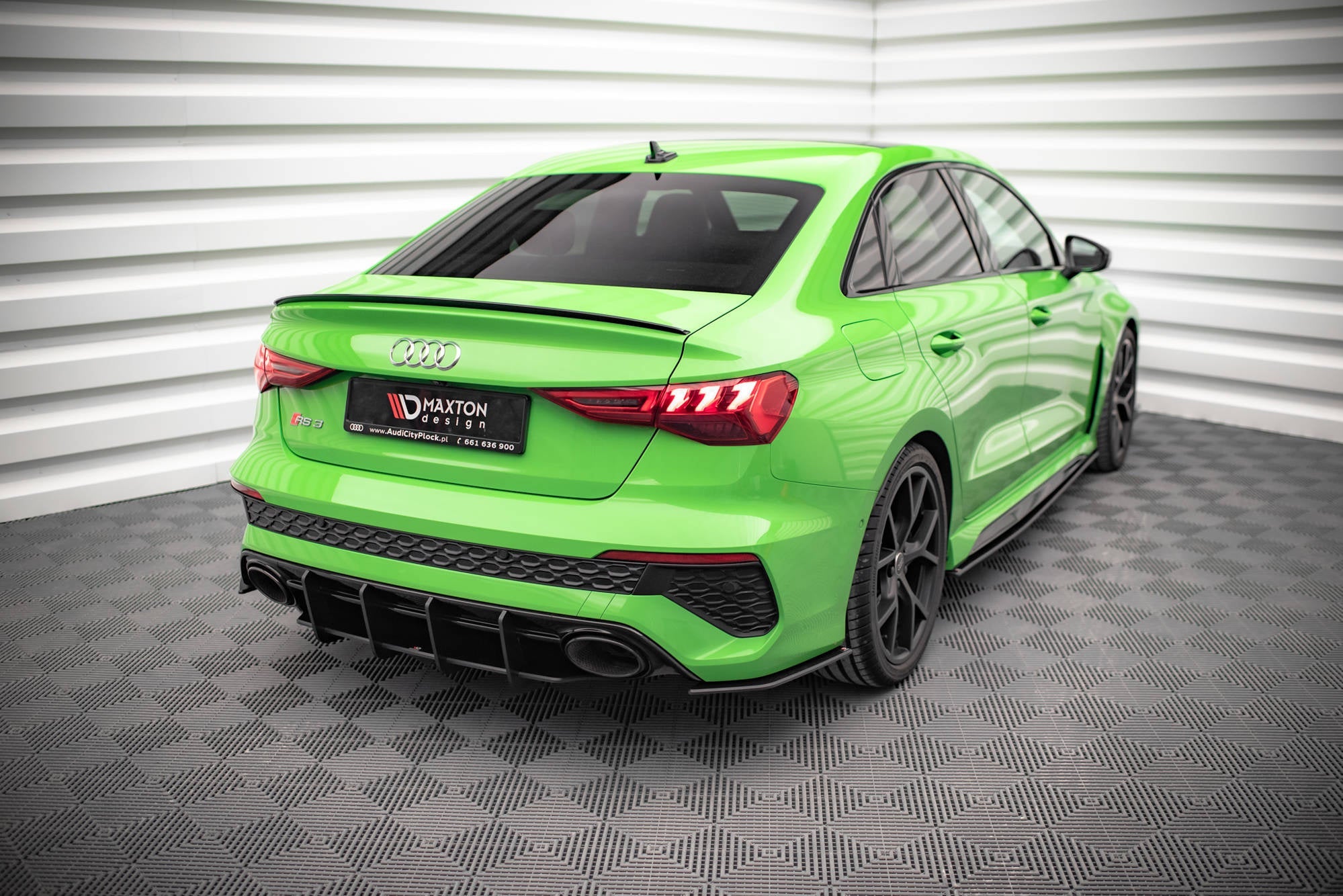 Maxton Design Street Pro Rear Side Splitters para Audi RS3 Sedan 8Y - imagen 2
