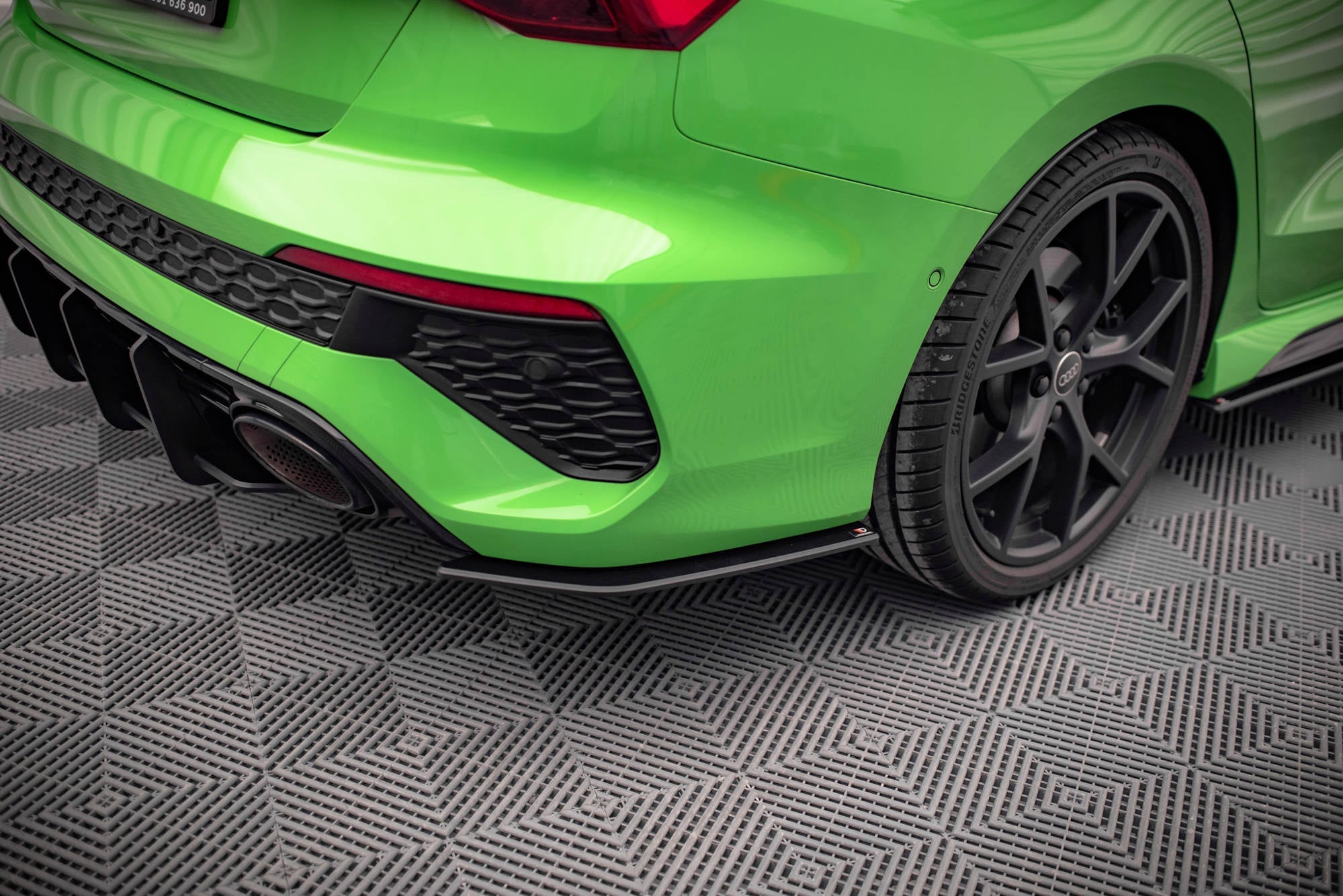 Maxton Design Street Pro Rear Side Splitters para Audi RS3 Sedan 8Y - imagen 1