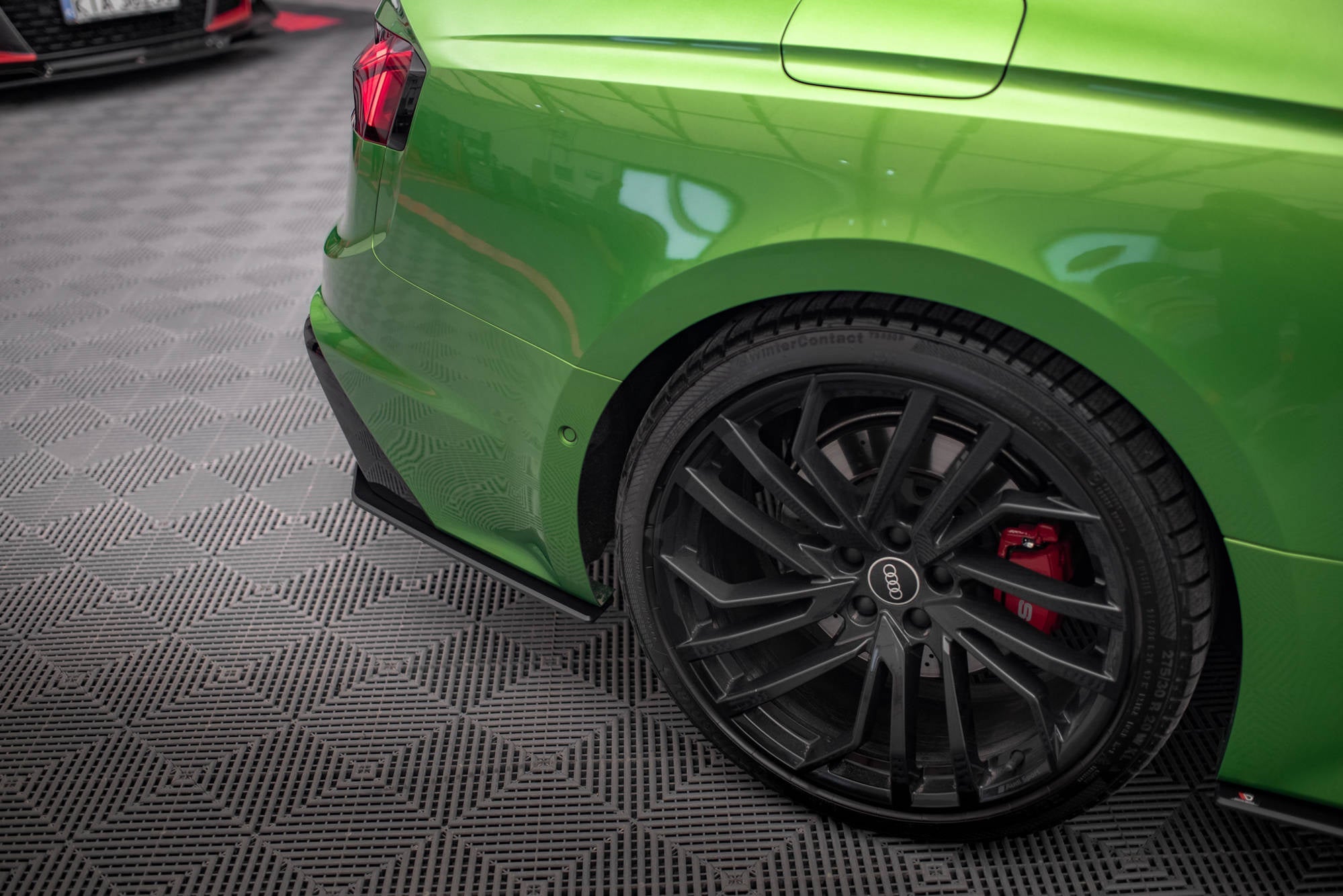 Maxton Design Street Pro Rear Side Splitters para Audi RS5 F5 Facelift - imagen 3