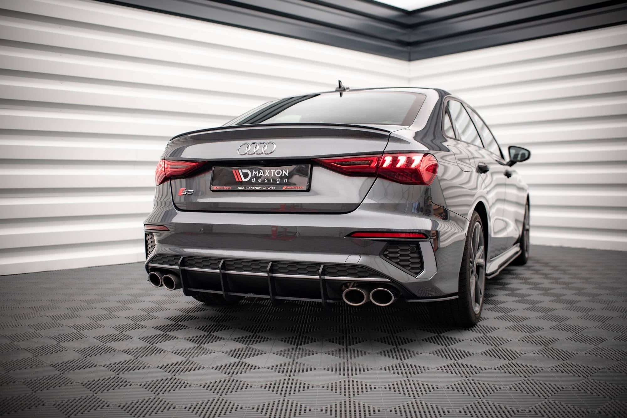 Maxton Design Street Pro Rear Side Splitters para Audi S3 Sedan 8Y - imagen 3
