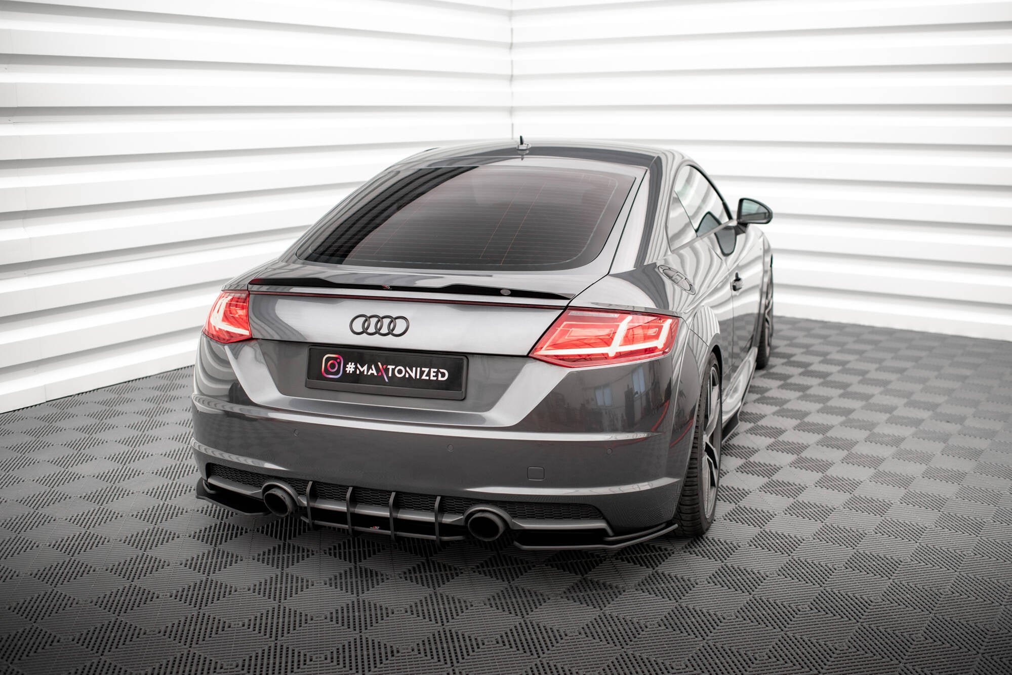 Maxton Design Street Pro Rear Side Splitters para Audi TT S-Line 8S - imagen 2