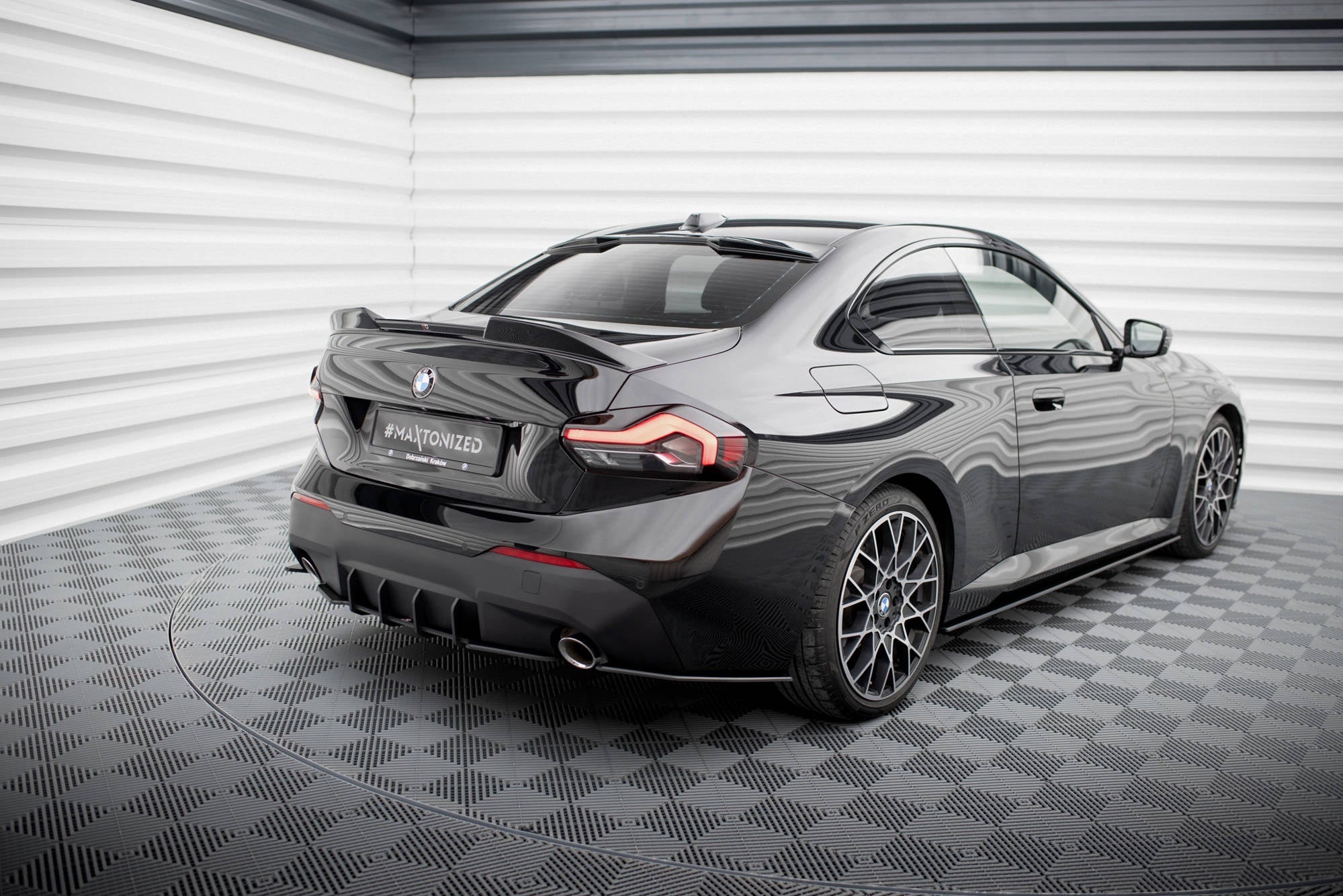 Maxton Design Street Pro Rear Side Splitters para BMW 2 Coupe G42 - imagen 2