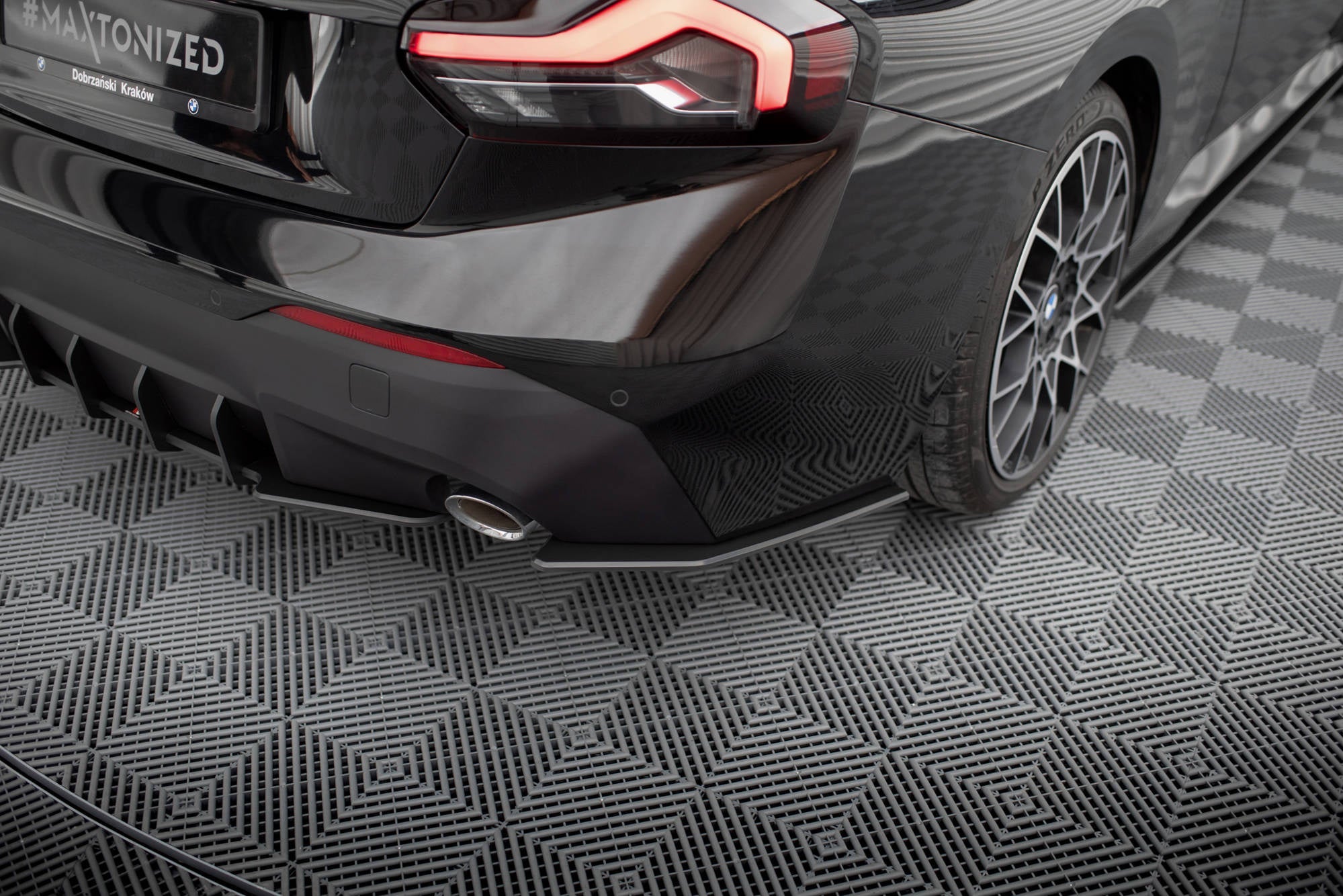 Maxton Design Street Pro Rear Side Splitters para BMW 2 Coupe G42 - imagen 1