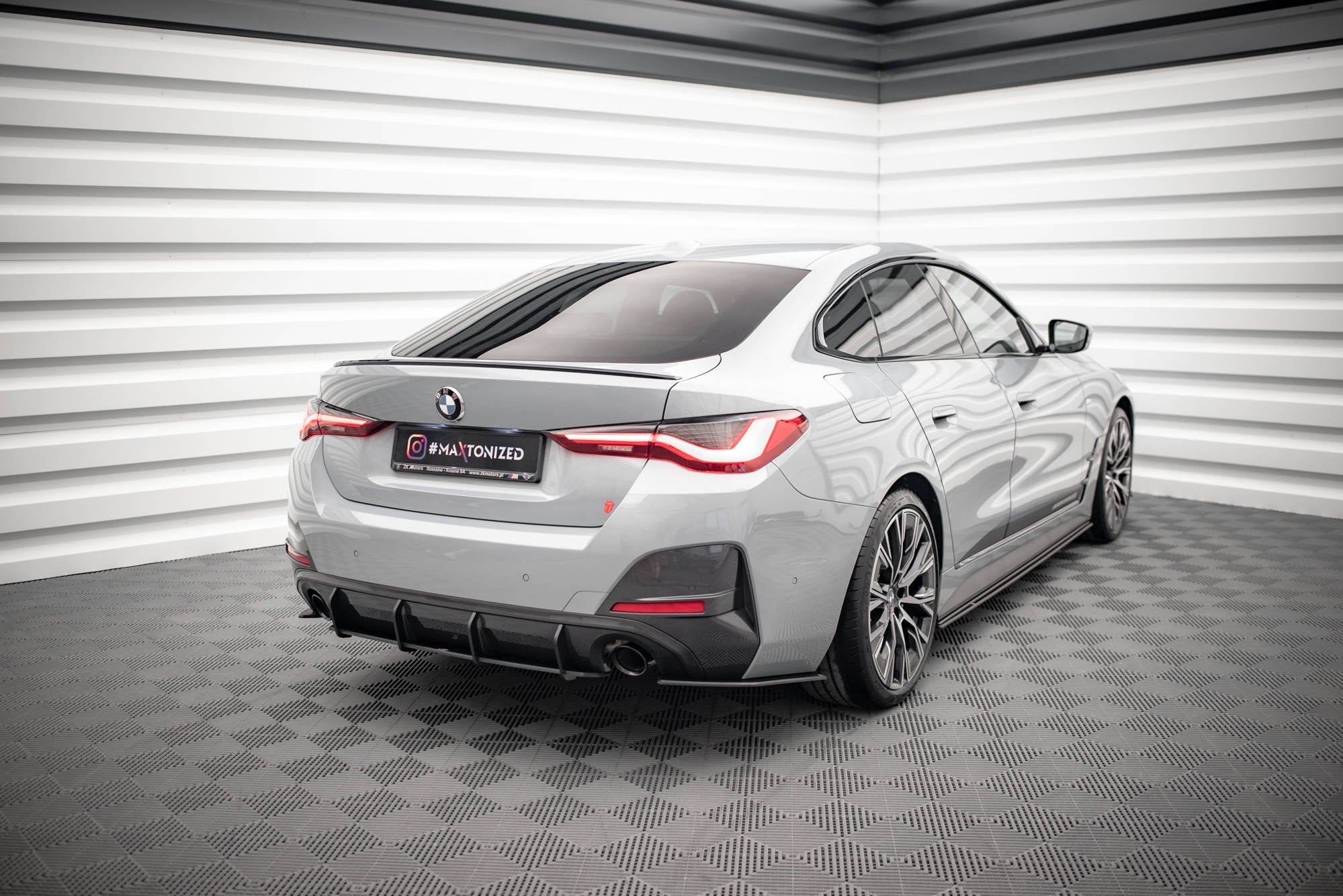 Maxton Design Street Pro Rear Side Splitters para BMW 4 Gran Coupe M-Pack G26 - imagen 2