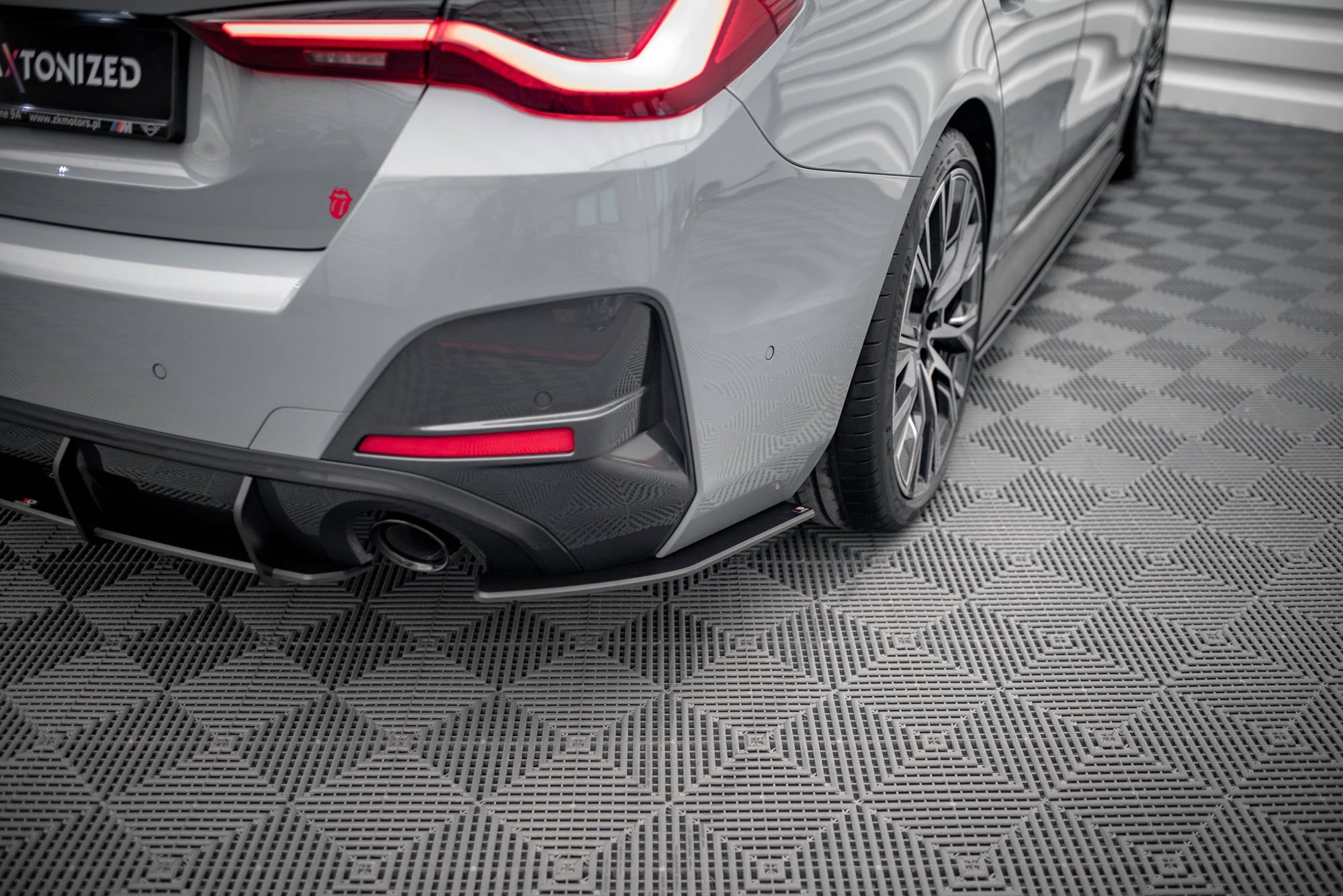 Maxton Design Street Pro Rear Side Splitters para BMW 4 Gran Coupe M-Pack G26 - imagen 1