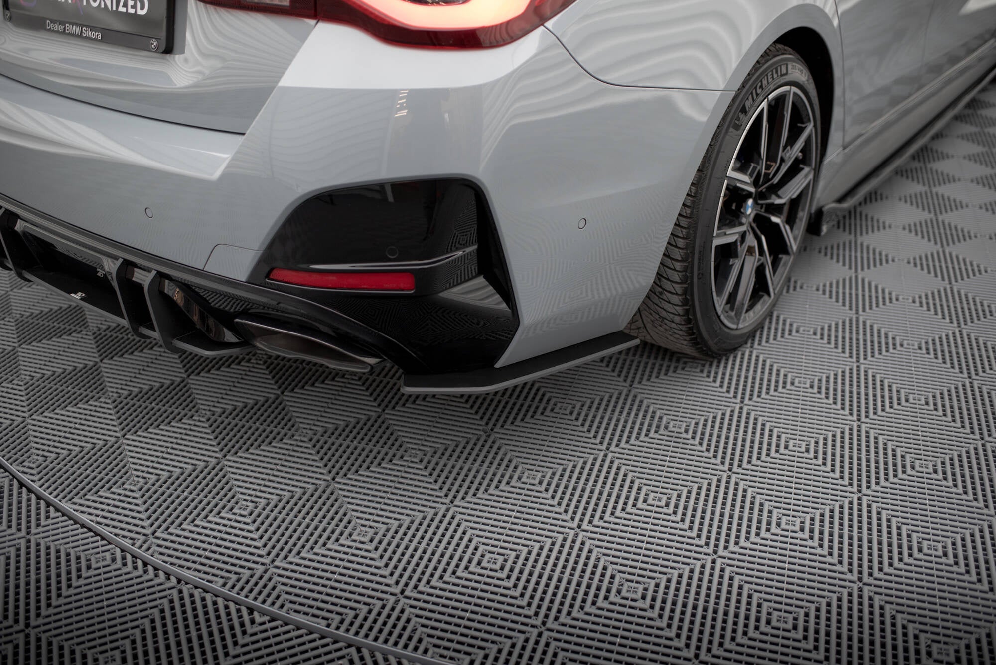 Maxton Design Street Pro Rear Side Splitters para BMW 4 Gran Coupe M440i G26 - imagen 1