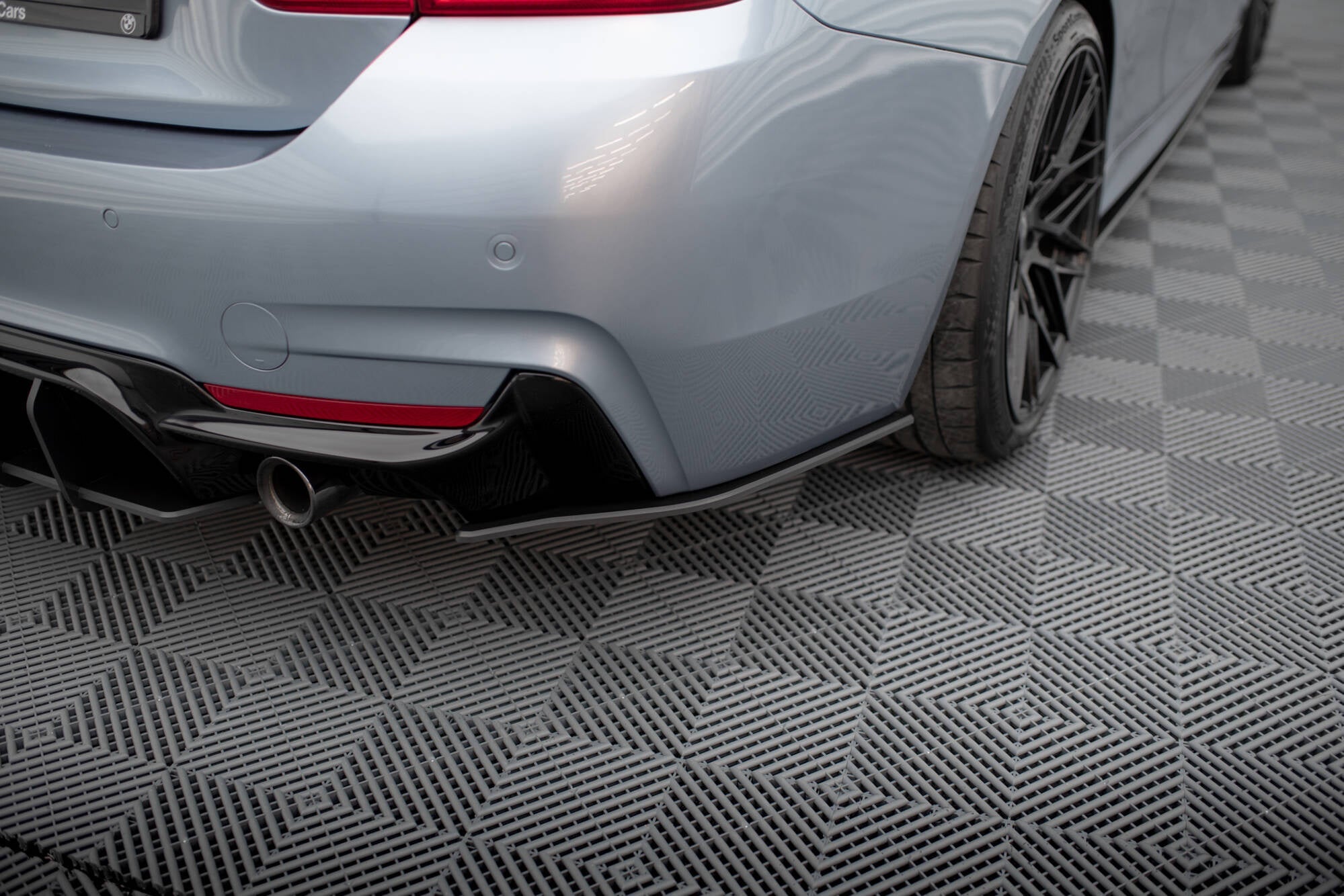 Maxton Design Street Pro Rear Side Splitters para BMW 435i Coupe M-Pack F32 - imagen 1