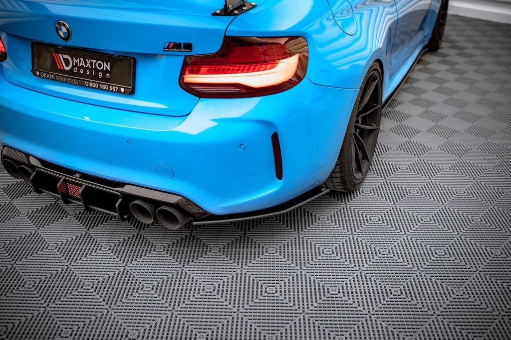 Maxton Design Street Pro Rear Side Splitters para BMW M2 F87 - imagen 1