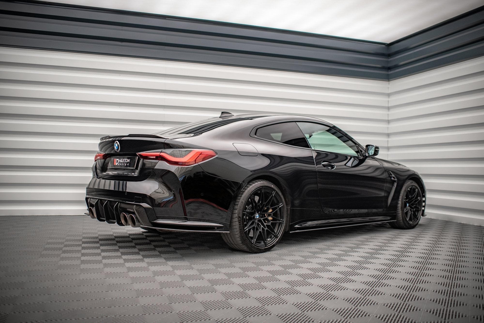 Maxton Design Street Pro Rear Side Splitters para BMW M4 G82 - imagen 2