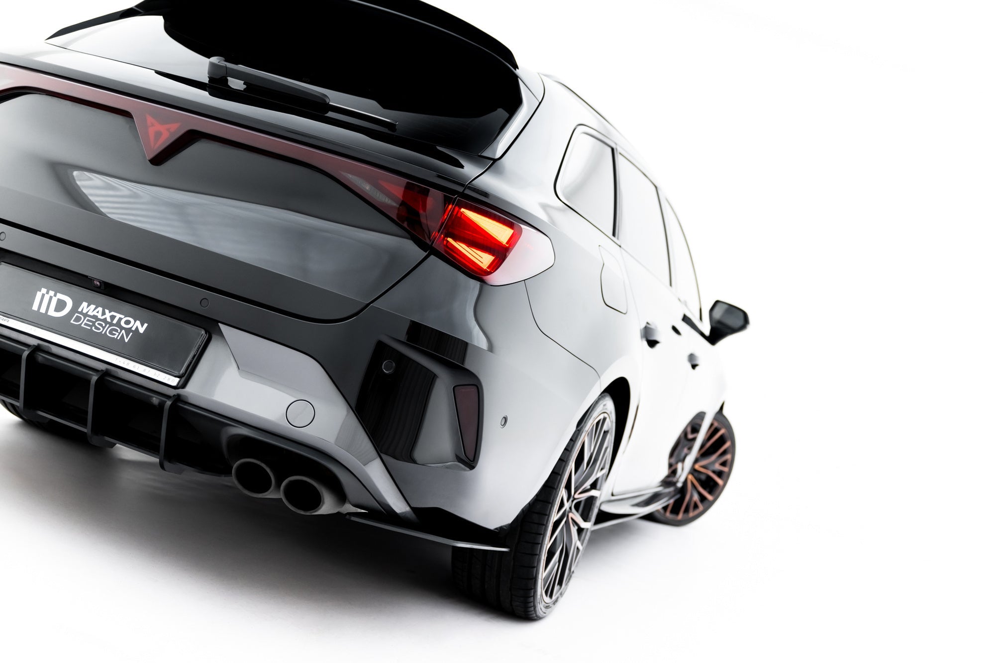 Maxton Design Street Pro Rear Side Splitters para Cupra Leon ST Mk1 Facelift - imagen 1