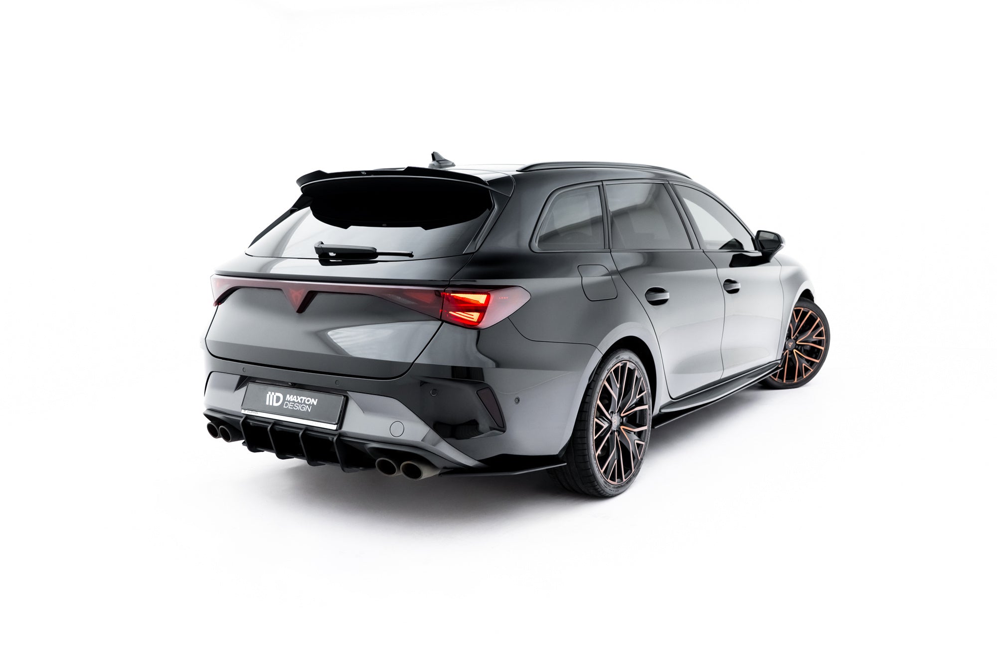 Maxton Design Street Pro Rear Side Splitters para Cupra Leon ST Mk1 Facelift - imagen 4