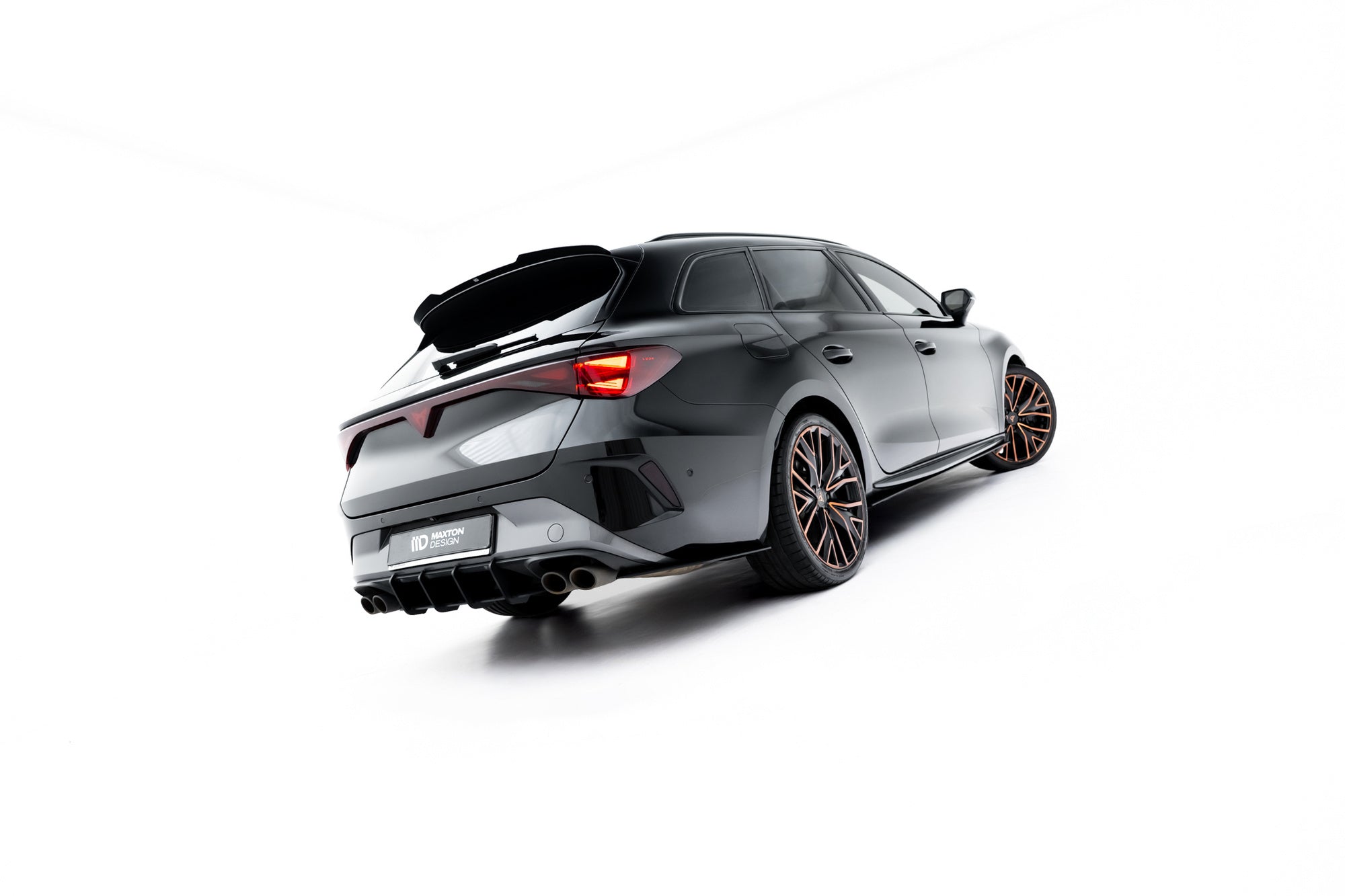 Maxton Design Street Pro Rear Side Splitters para Cupra Leon ST Mk1 Facelift - imagen 5