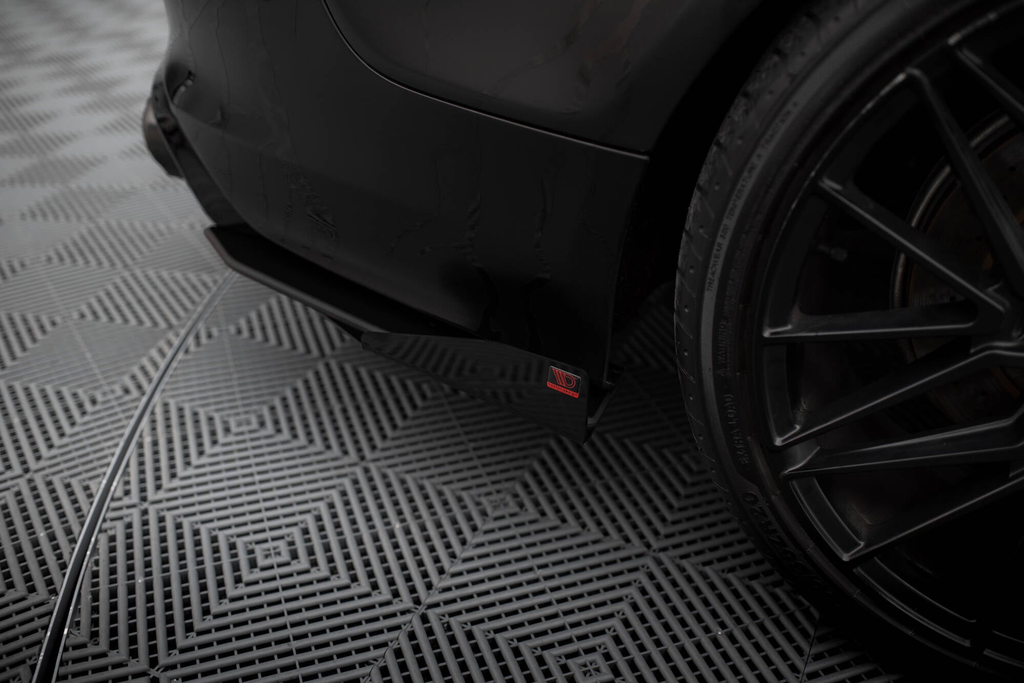 Maxton Design Street Pro Rear Side Splitters + Flaps para Audi A7 S-Line C7 - imagen 3