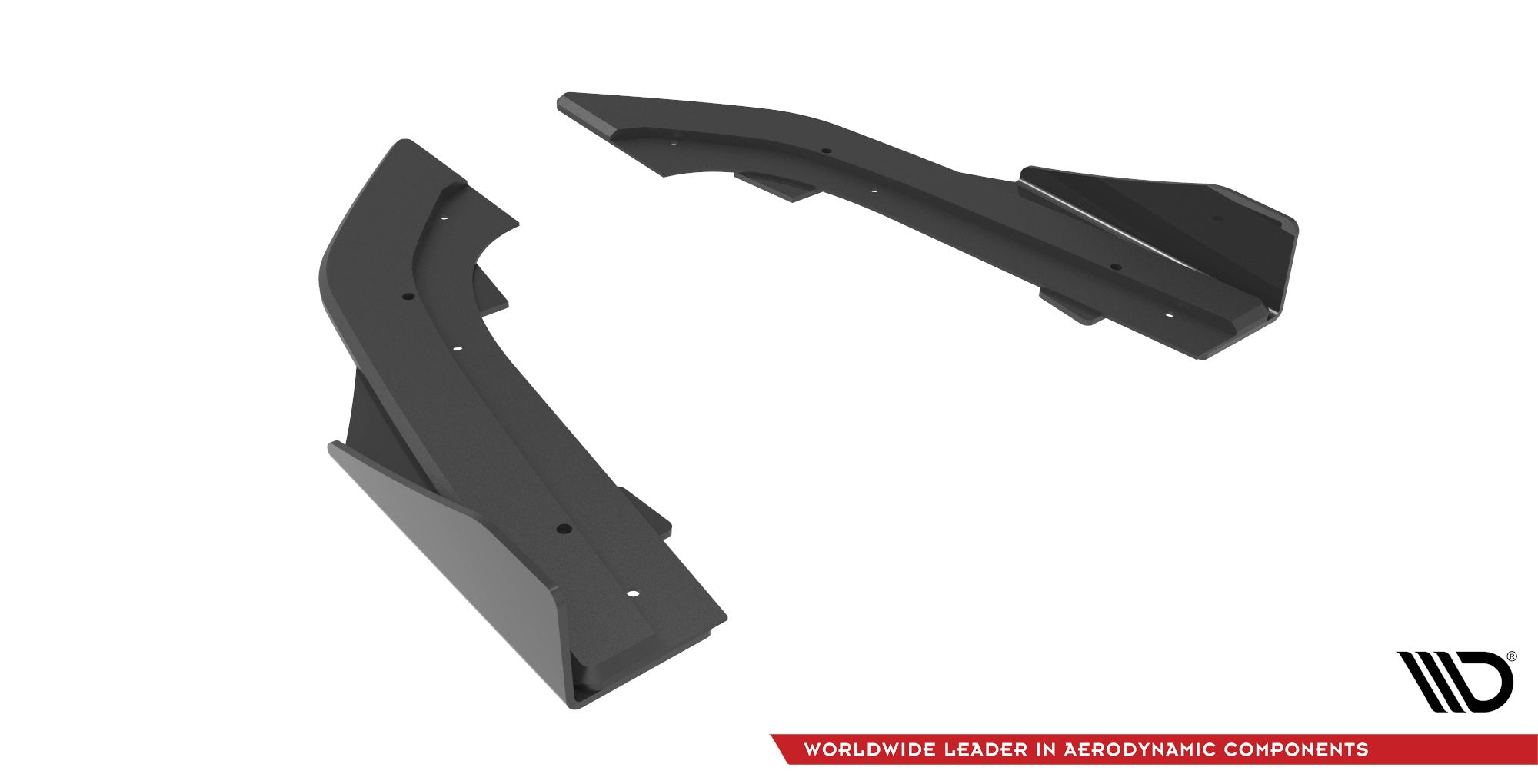 Maxton Design Street Pro Rear Side Splitters + Flaps para Audi RS3 Sedan 8Y - imagen 5