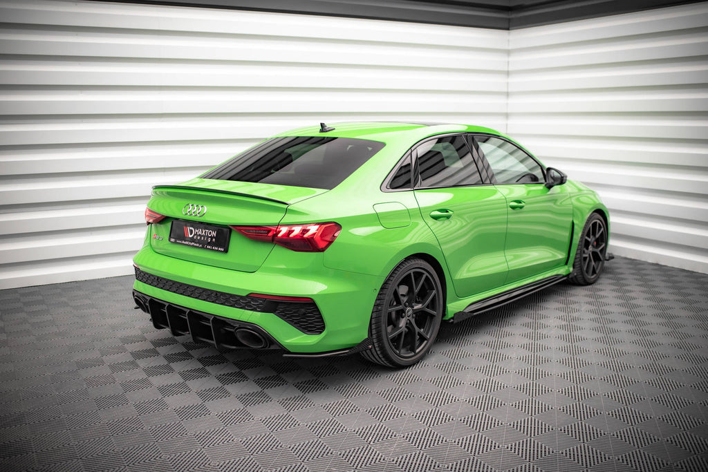 Maxton Design Street Pro Rear Side Splitters + Flaps para Audi RS3 Sedan 8Y - imagen 3