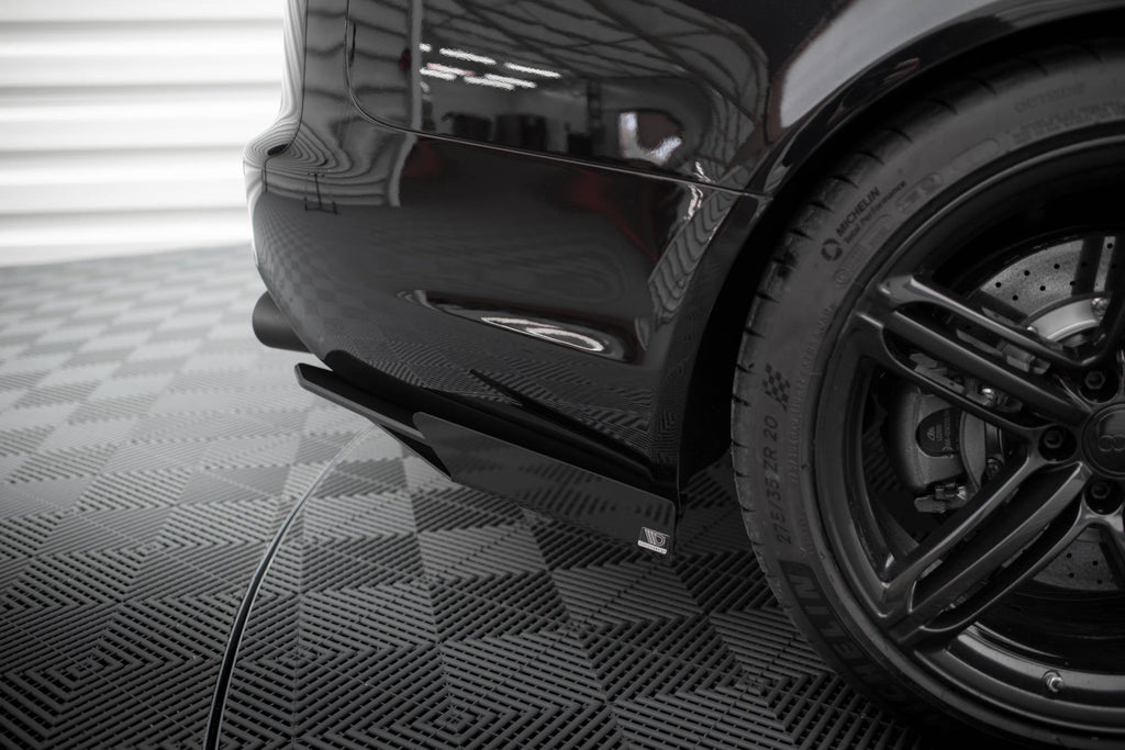 Maxton Design Street Pro Rear Side Splitters + Flaps para Audi RS6 Avant C6 - imagen 3