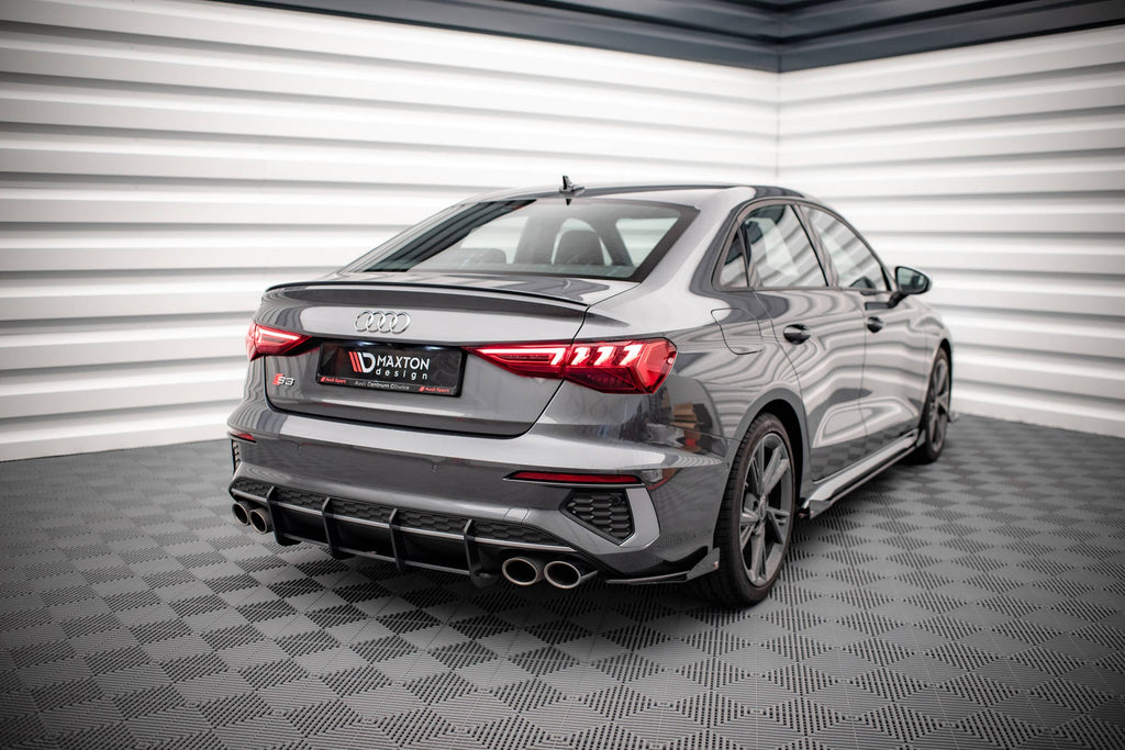 Maxton Design Street Pro Rear Side Splitters + Flaps para Audi S3 Sedan 8Y - imagen 3