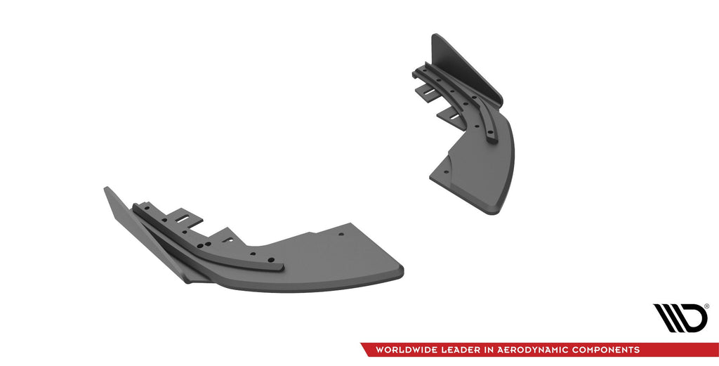 Maxton Design Street Pro Rear Side Splitters + Flaps para Audi S3 Sportback 8V Facelift - imagen 4