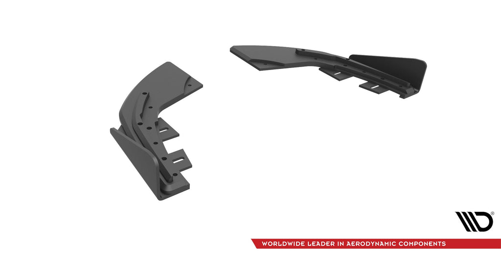 Maxton Design Street Pro Rear Side Splitters + Flaps para Audi S3 Sportback 8V Facelift - imagen 5