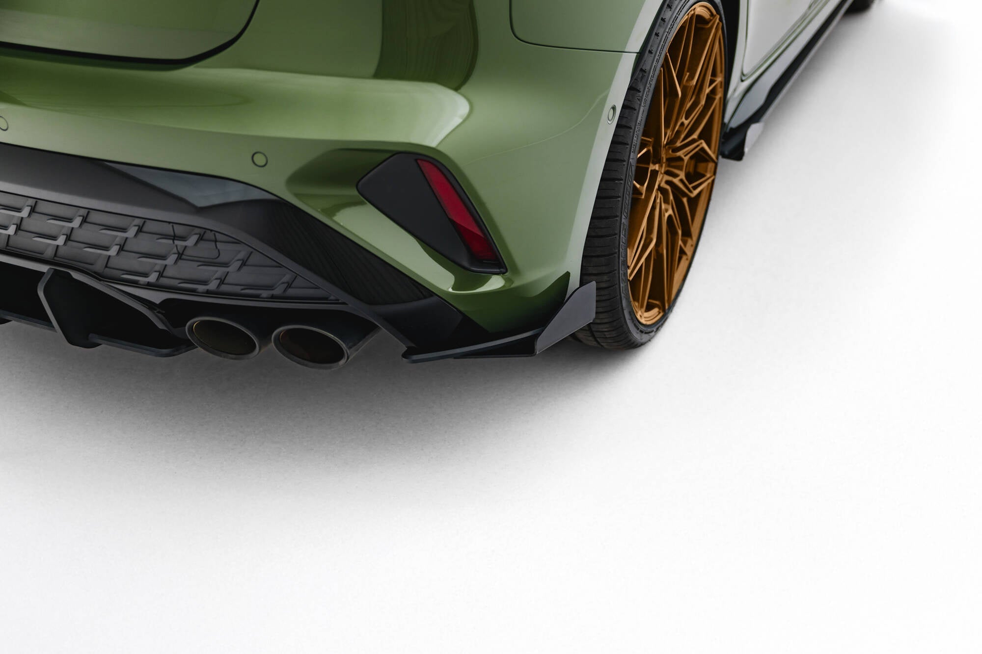 Maxton Design Street Pro Rear Side Splitters + Flaps para Audi S3 Sportback 8Y Facelift - imagen 1