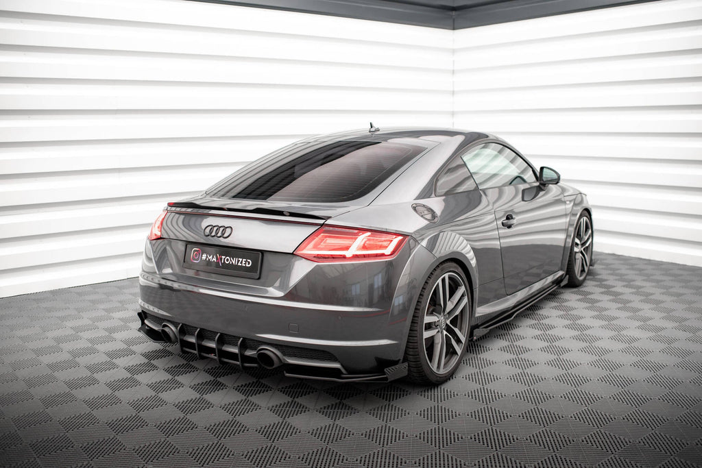Maxton Design Street Pro Rear Side Splitters + Flapssuitable for Audi TT S-Line 8S - imagen 2