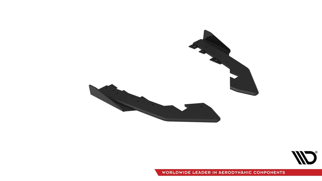 Maxton Design Street Pro Rear Side Splitters + Flaps para BMW 2 Coupe G42 - imagen 4