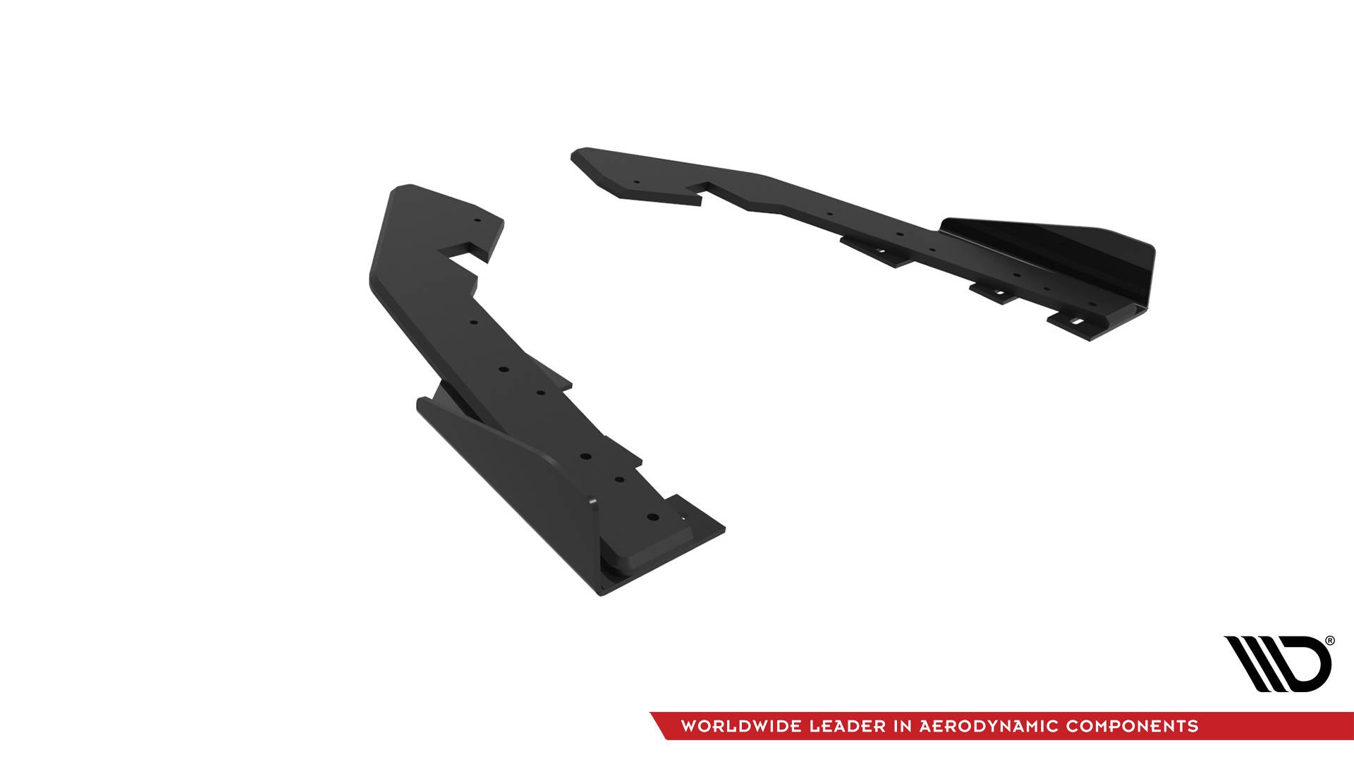 Maxton Design Street Pro Rear Side Splitters + Flaps para BMW 2 Coupe G42 - imagen 5