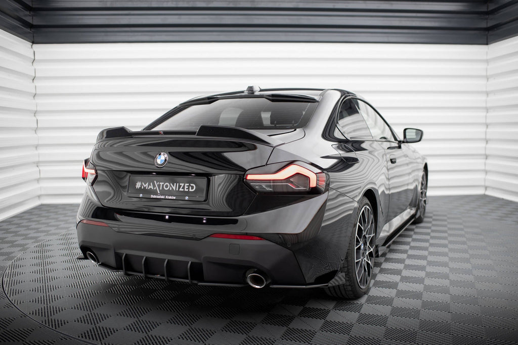 Maxton Design Street Pro Rear Side Splitters + Flaps para BMW 2 Coupe G42 - imagen 3