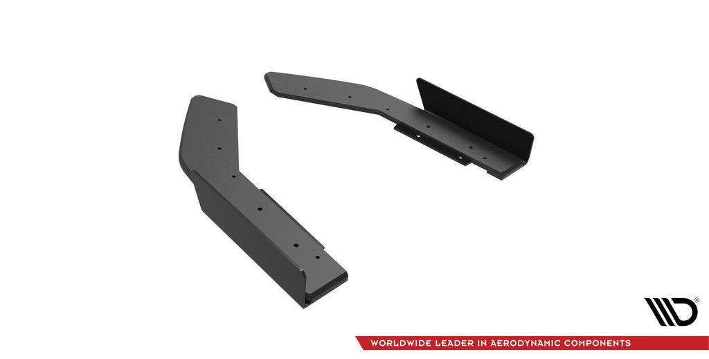 Maxton Design Street Pro Rear Side Splitters + Flaps para BMW 2 Coupe M240i G42 - imagen 5